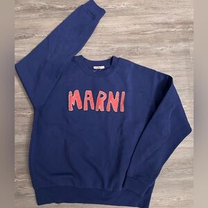 Marni logo crewneck sweatshirt sz L/52